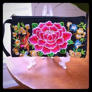 Lotus Flower Wristlet